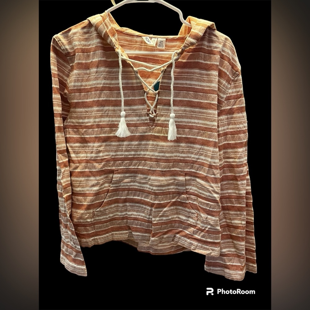 Roxy Women's Paradise Calling Pullover poncho hoodie - Picture 11 of 11
